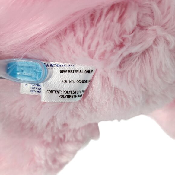 Aurora Pink Unicorn With Shiny Silver Horn Plush Stuffed Animal 11" Seated 2019 - Picture 10 of 11
